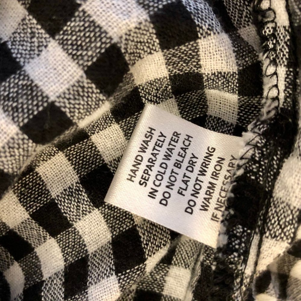 dizzy lizzy Black & White Gingham Print Dress - Picture 7 of 7